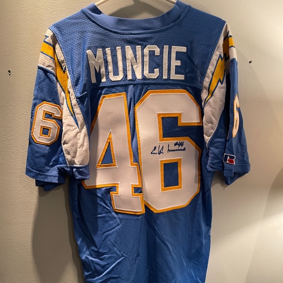 LA Chargers jersey signed by legendary Chuck Muncie! - Picture 1 of 3
